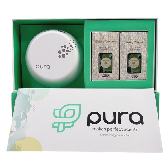 Pura Other - Pura Smart Home Fragrance Wi-Fi Diffuser Scent Nightlight 2 Refills Tommy Bahama